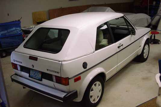 VW with new top