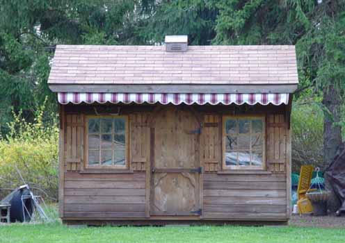 Nice shed by Russell Canvas